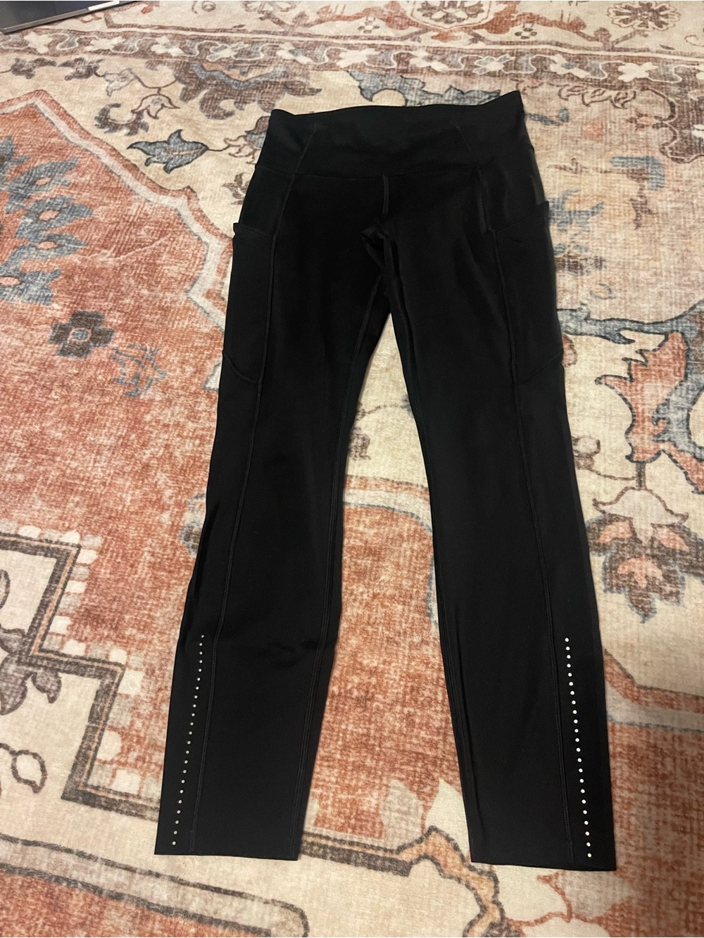 lululemon athletica Black High-Rise Leggings with Side Pockets